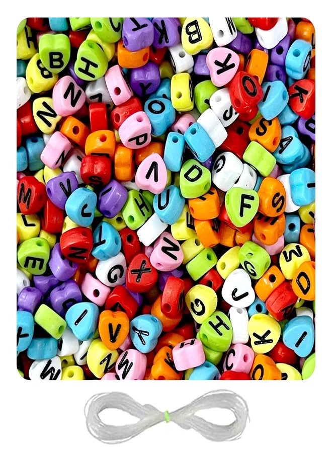 REGLET 800 Multicolour Alphabet Beads Kit + 65 Emoji - Beads for for Bracelet Making Set, Beadwork, Letter Bead for Jewellery Making Kit, DIY Bead Craft, Acrylic Beading Kit, DIY Crafting - Image 1